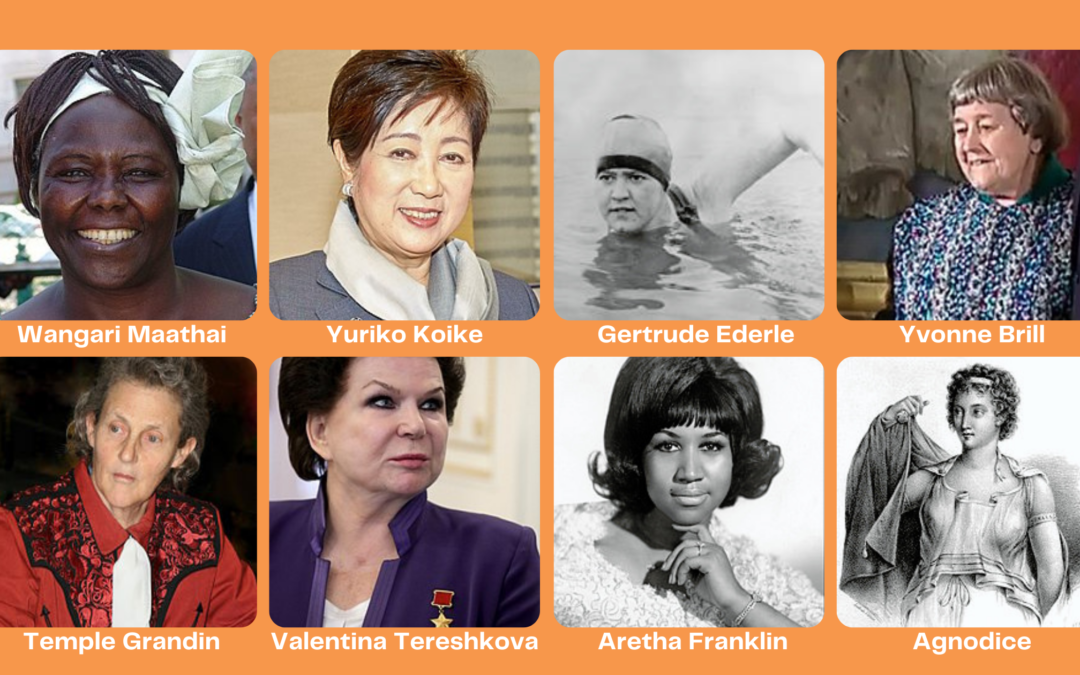 Image of the 8 women mentioned